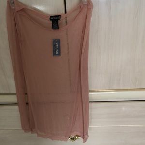 Wet Seal Light pink Sheer top
